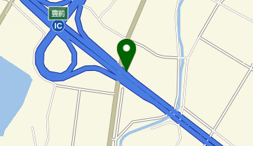 東九州自動車道 豊前IC 下り 入口の地図画像