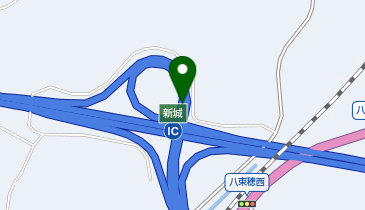 新東名高速道路 新城IC 上り 入口の地図画像