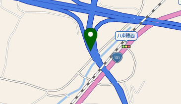 新東名高速道路 新城IC 下り 入口の地図画像