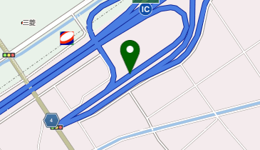 日本海東北自動車道 新潟東スマートIC 上り 入口の地図画像