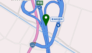東海環状自動車道 東員IC 内回り 入口の地図画像