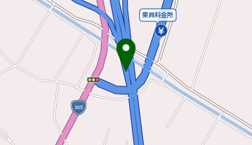 東海環状自動車道 東員IC 外回り 出口の地図画像