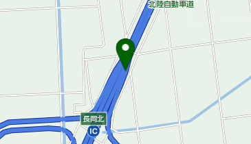 北陸自動車道 長岡北スマートIC 上り 出口の地図画像