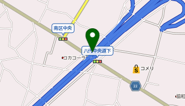 中央自動車道 笛吹八代スマートIC 上り 出口の地図画像