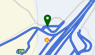 東名高速道路 足柄スマートIC 上り 入口の地図画像