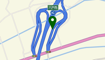 八戸自動車道 八戸西スマートIC 上り 入口の地図画像