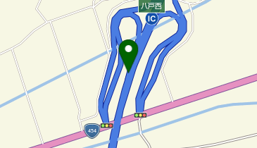 八戸自動車道 八戸西スマートIC 下り 出口の地図画像