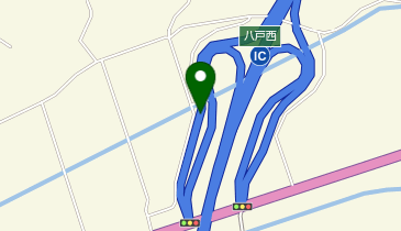 八戸自動車道 八戸西スマートIC 下り 入口の地図画像