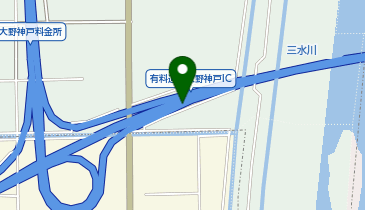 東海環状自動車道 大野神戸IC 内回り 出口の地図画像