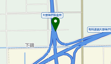 東海環状自動車道 大野神戸IC 外回り 入口の地図画像