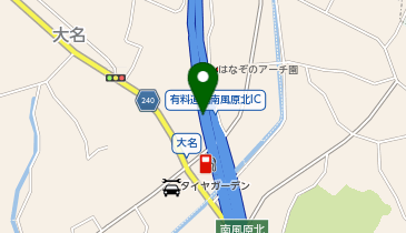 那覇空港自動車道 南風原北IC 下り 入口の地図画像