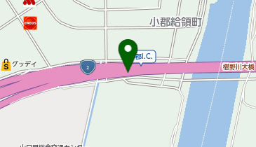 小郡道路 小郡IC 下り 出口の地図画像
