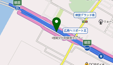 広島南道路 観音 下り 入口の地図画像