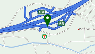 九州自動車道 桜島スマートIC 下り 出口の地図画像