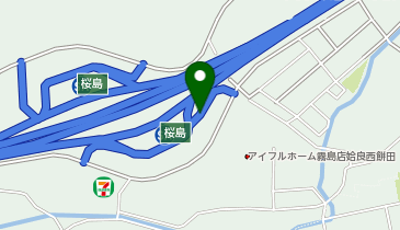 九州自動車道 桜島スマートIC 下り 入口の地図画像