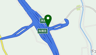 東北自動車道 矢板北スマートIC 上り 出口の地図画像