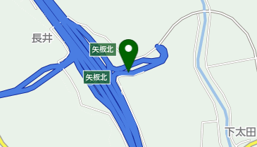 東北自動車道 矢板北スマートIC 上り 入口の地図画像