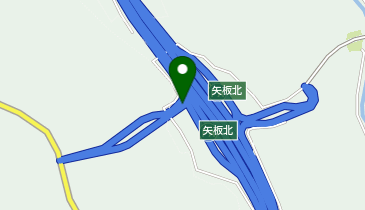 東北自動車道 矢板北スマートIC 下り 出口の地図画像