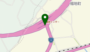 木原道路 福地IC 下り 入口の地図画像