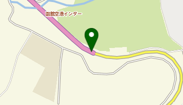 函館新外環状道路 函館空港IC 上り 入口の地図画像