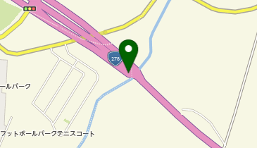 函館新外環状道路 日吉IC 上り 出口の地図画像