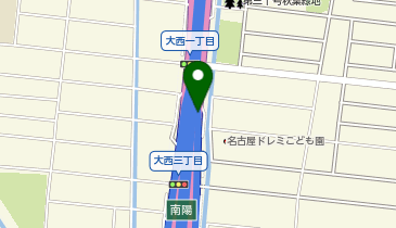 名古屋第二環状自動車道 南陽IC 内回り 出口の地図画像