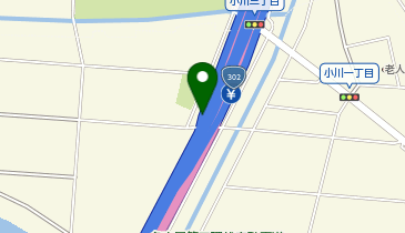 名古屋第二環状自動車道 南陽IC 外回り 出口の地図画像