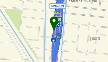 名古屋第二環状自動車道 南陽IC 外回り 入口の地図画像