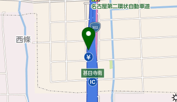 名古屋第二環状自動車道 甚目寺南IC 外回り 入口の地図画像