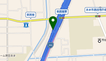 名古屋第二環状自動車道 甚目寺北IC 外回り 出口の地図画像