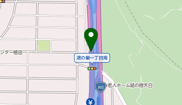 名古屋第二環状自動車道 植田IC 内回り 入口の地図画像