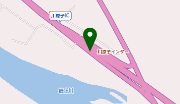 東北中央自動車道 川原子IC 下り 入口の地図画像