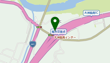 松山自動車道 大洲肱南IC 上り 入口の地図画像
