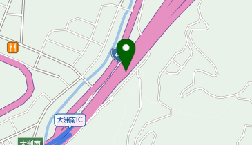 松山自動車道 大洲肱南IC 下り 入口の地図画像