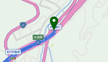 松山自動車道 大洲南IC 上り 入口の地図画像