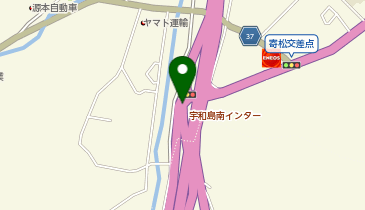 松山自動車道 宇和島南IC 下り 入口の地図画像