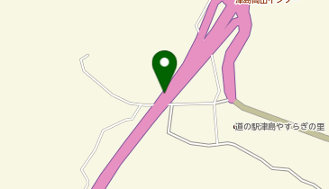 松山自動車道 津島高田IC 上り 出口の地図画像