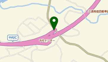 三遠南信自動車道 千代IC 上り 入口の地図画像