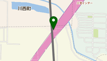 京奈和自動車道 三宅IC 上り 出口の地図画像