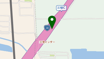 京奈和自動車道 三宅IC 下り 入口の地図画像