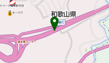 京奈和自動車道 橋本東IC 下り 出口の地図画像