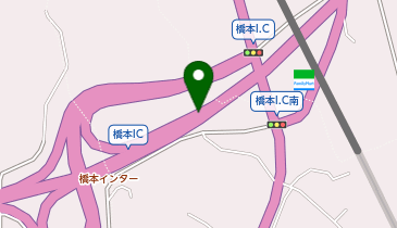 京奈和自動車道 橋本IC 上り 入口の地図画像