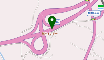 京奈和自動車道 橋本IC 下り 出口の地図画像