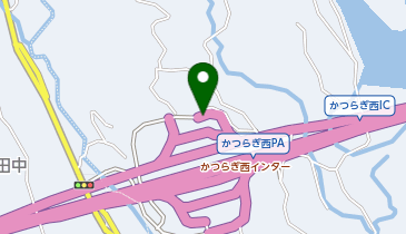京奈和自動車道 かつらぎ西IC 上り 入口の地図画像