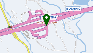 京奈和自動車道 かつらぎ西IC 下り 出口の地図画像