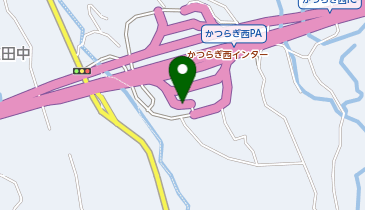 京奈和自動車道 かつらぎ西IC 下り 入口の地図画像
