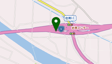 山陰近畿自動車道 岩美IC 上り 入口の地図画像