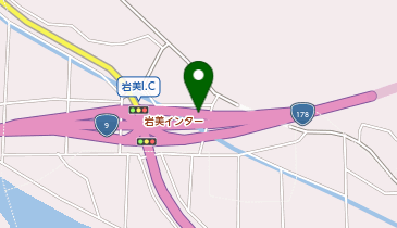 山陰近畿自動車道 岩美IC 下り 入口の地図画像