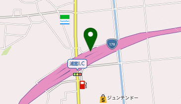 山陰近畿自動車道 浦富IC 下り 入口の地図画像