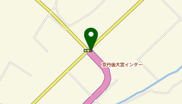 山陰近畿自動車道 京丹後大宮IC 上り 入口の地図画像